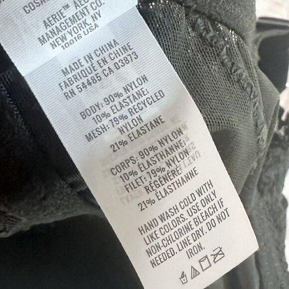 NWT Aerie Dark Green Real Power Wireless Push Up Joy Convertible Lace Bra - 36C - Picture 4 of 7